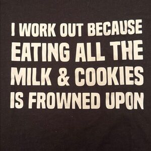 Constantly Varied Gear Black Tee with White Text